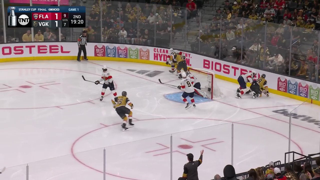 NHL on Twitter ""That boy ain't right" 😱 Adin_Hill comes up with an