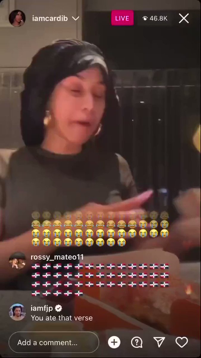 Daily Loud on Twitter "Cardi B twerking on Instagram live 👀"