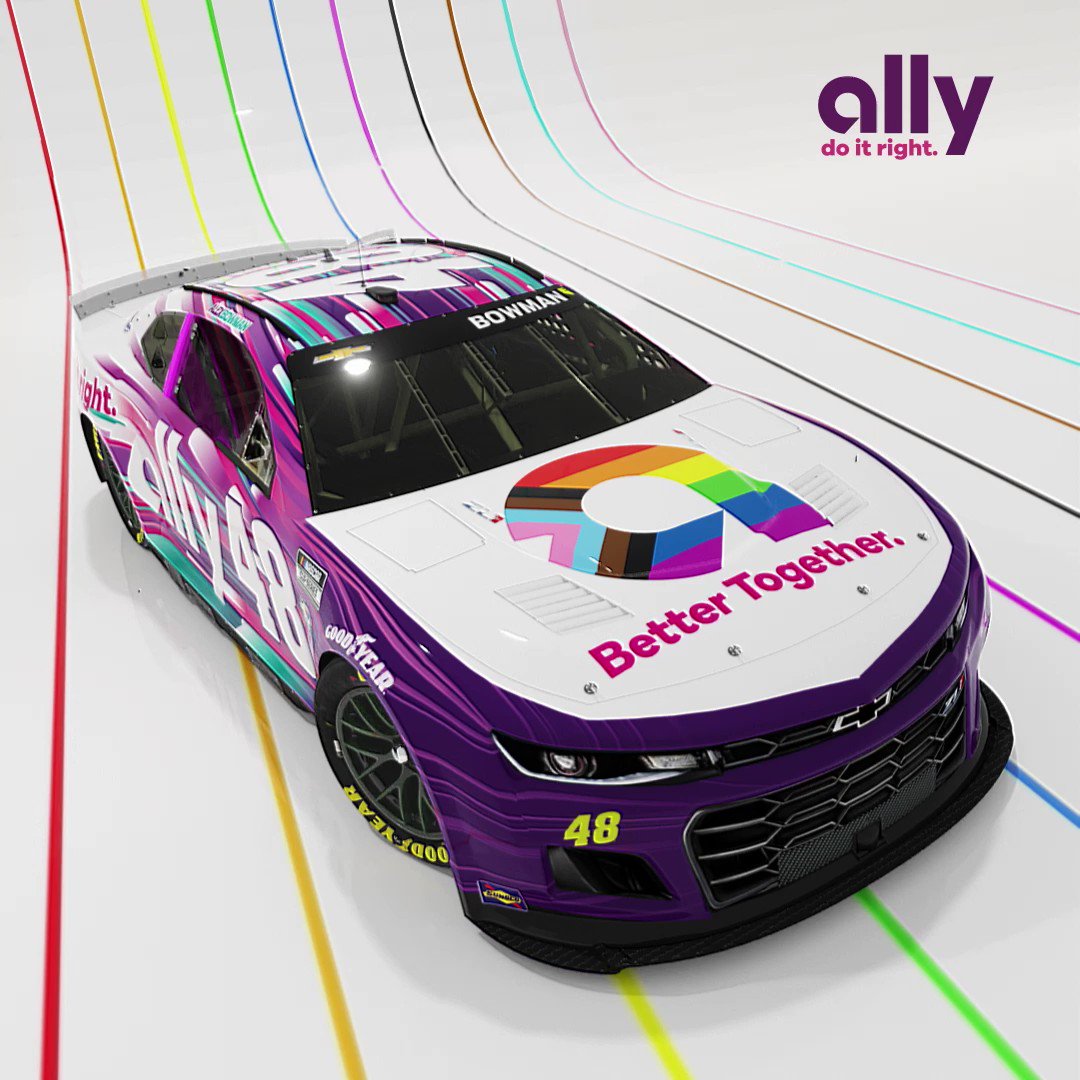 Ally Racing on Twitter "On and off the track, we are all better