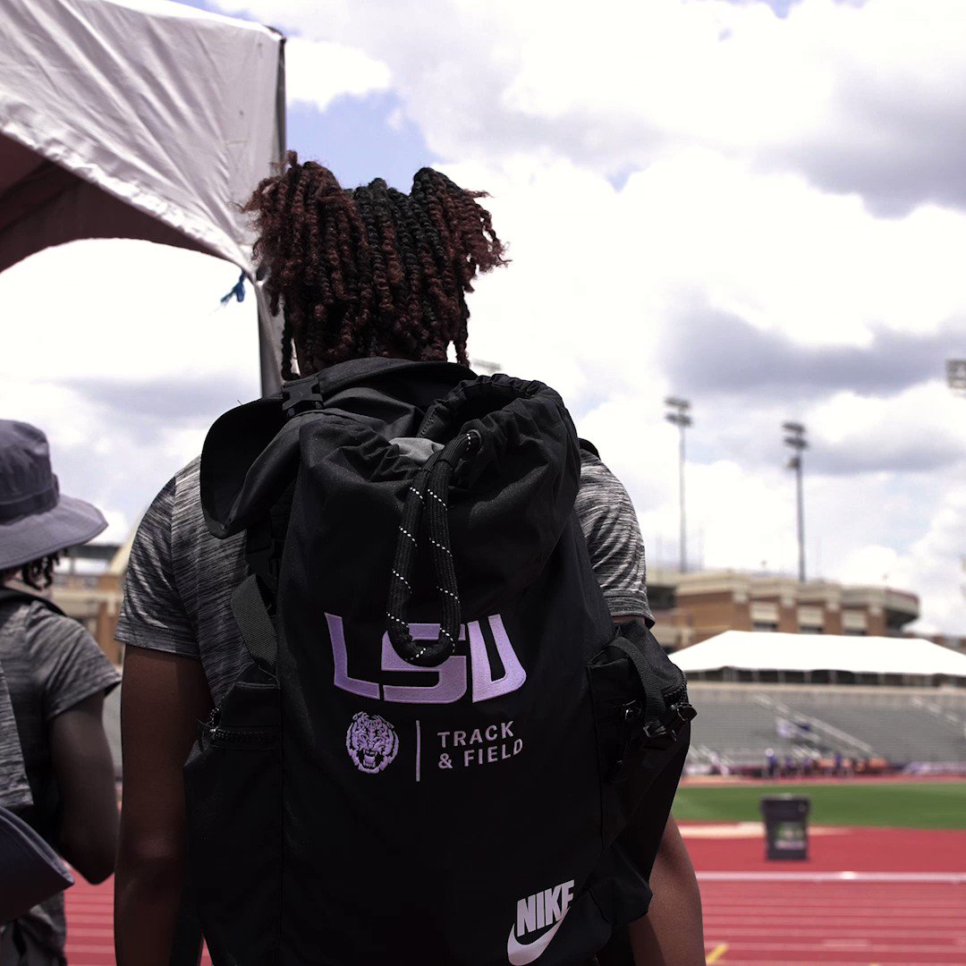 Nike track top and field bag