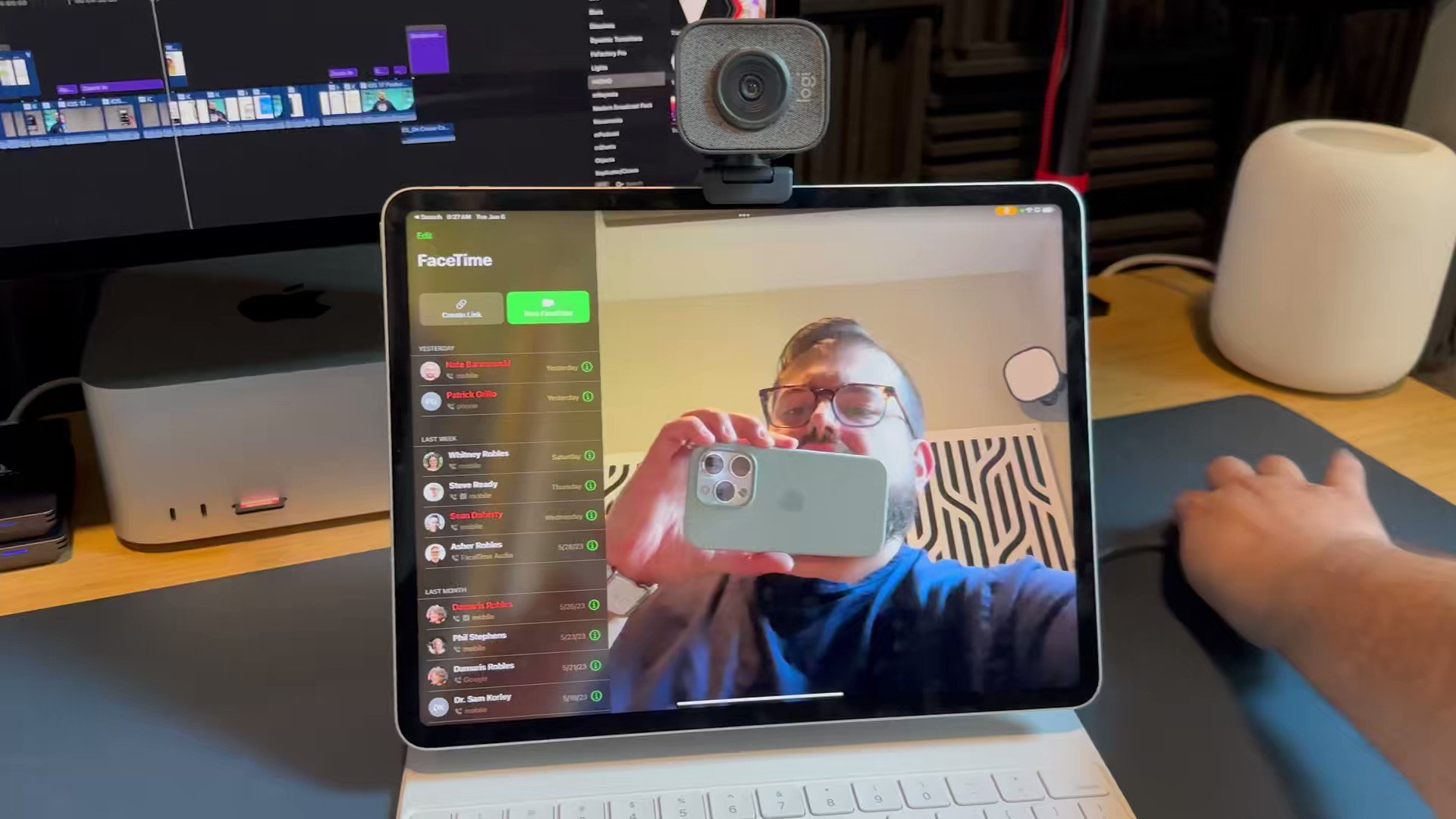 external webcam for ipad