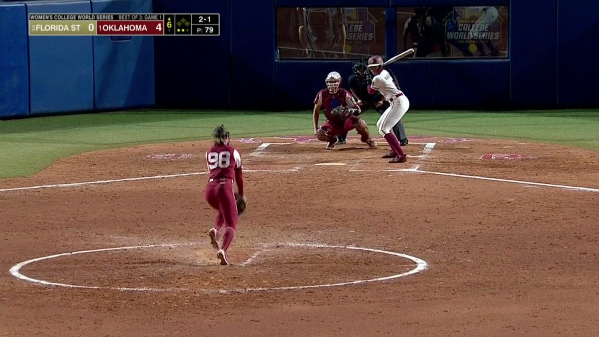 Oklahoma Softball on Twitter "🎯🎯🎯 jaydac00 📺 ESPN"