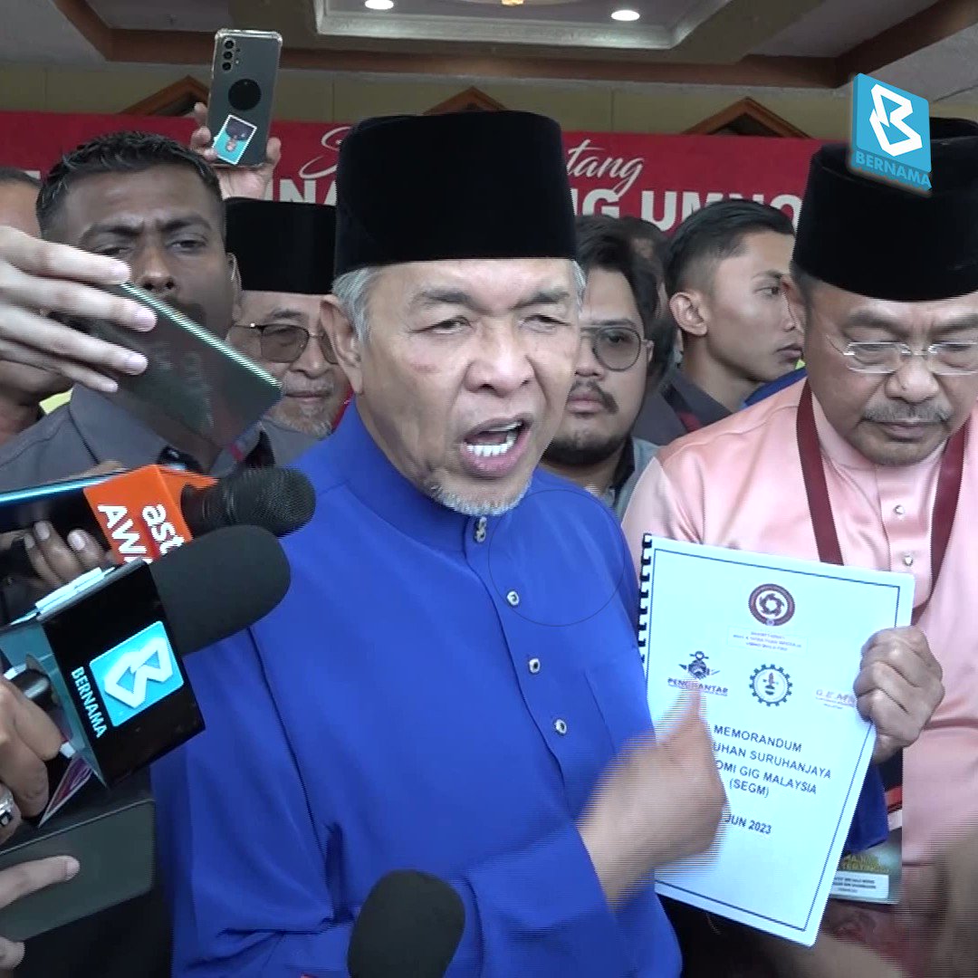 Bernama on twitter presiden umno datuk seri dr ahmad zahid hamidi