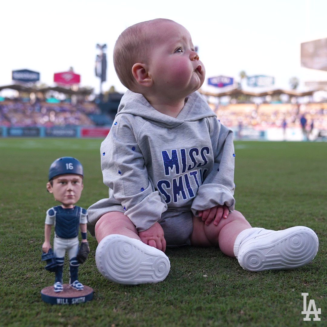 Don't miss @will.smith's bobblehead night at Dodger Stadium on 4/18  presented by @budweiser! Get your tickets now at Dodgers.com/promotions.