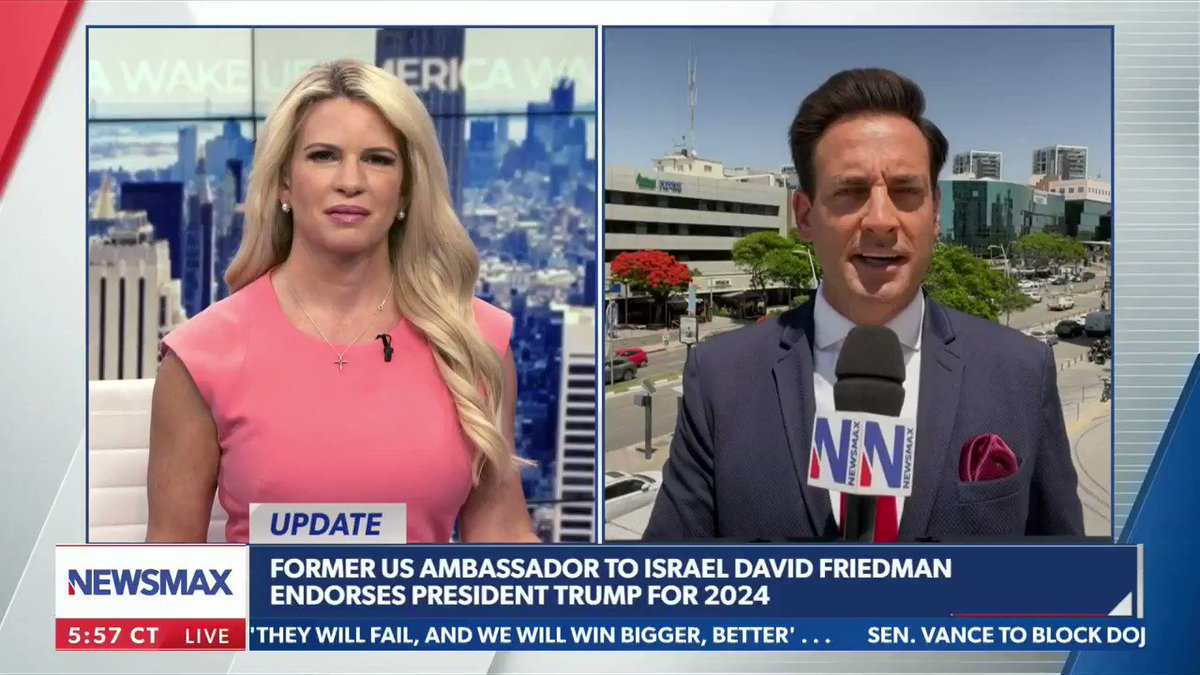 Eddie Tarazona on Twitter "RT NEWSMAX Former Ambassador to Israel