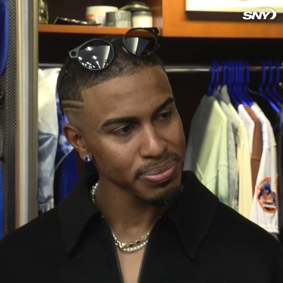 SNY on X: Francisco Lindor was asked if his haircut was a slump-buster  haircut: I don't know, but we're 1-0 😂  / X