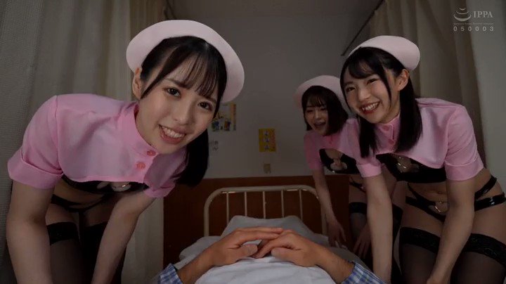 🉐 患者のザー○ンをお口とマ○コでしゃぶり尽くす淫乱サキュバス病棟😈 昼間は優しく献身的なナースたち..._image