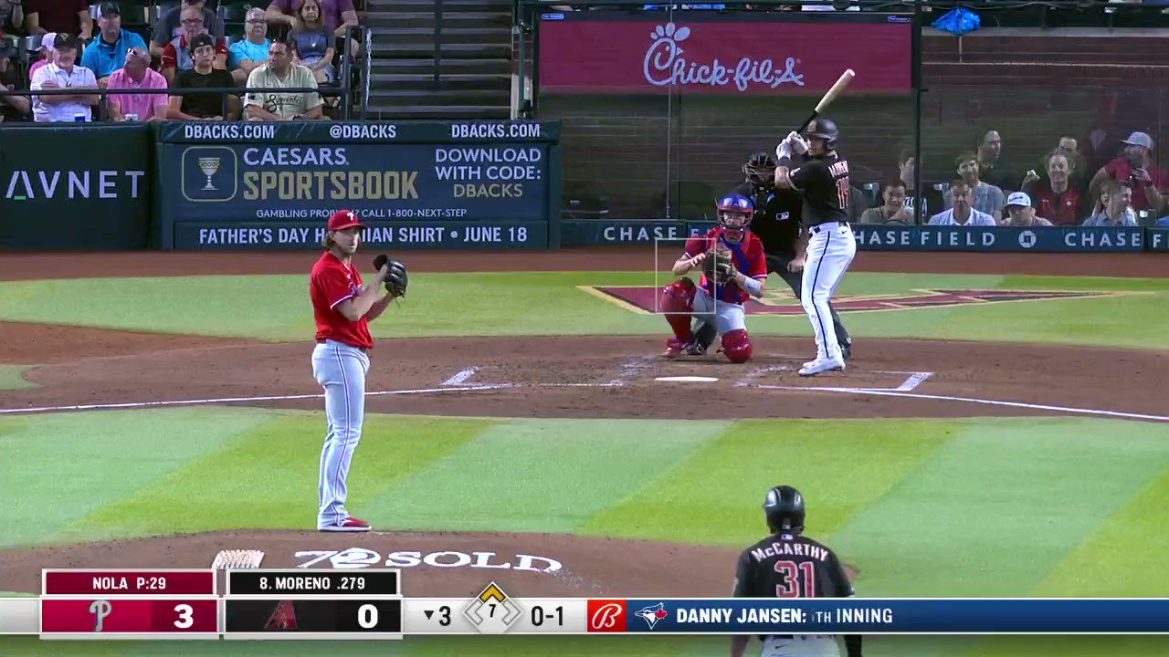 Phillies at Diamondbacks / Twitter
