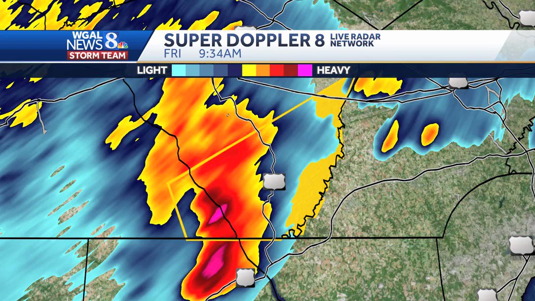 WGAL on Twitter "A Severe Thunderstorm Warning has been issued for