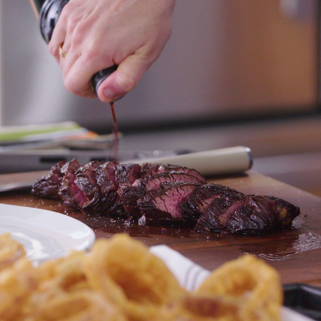 Food Network on Twitter "Steak + Onion Rings is a classic steakhouse
