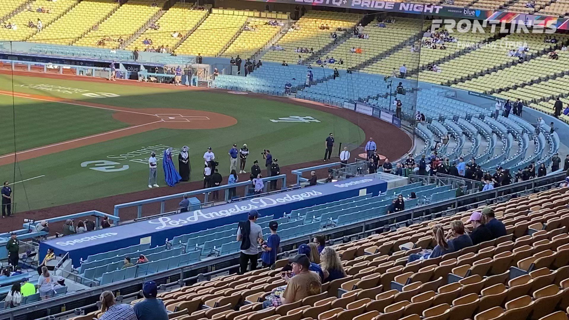 Silent, Empty Dodgers Stadium Sends A Resounding Message