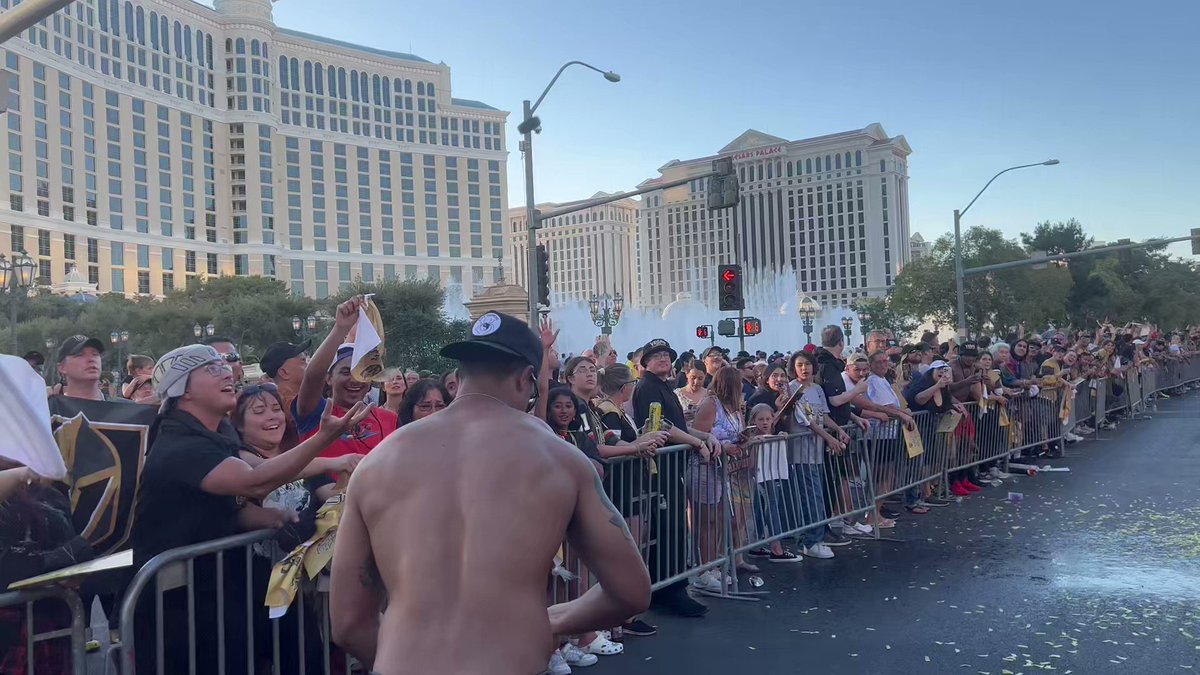 City of Las Vegas on X: Our @GoldenKnights return home today 🙌 The  #UKnightTheRealm pride around Las Vegas right now is 💯 Show us your  photos! ⬇️ The arches are black and