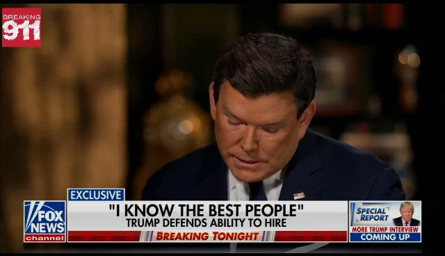 Breaking911 On Twitter Watch Bret Baier Confronts Trump With List Of Former Cabinet Officials