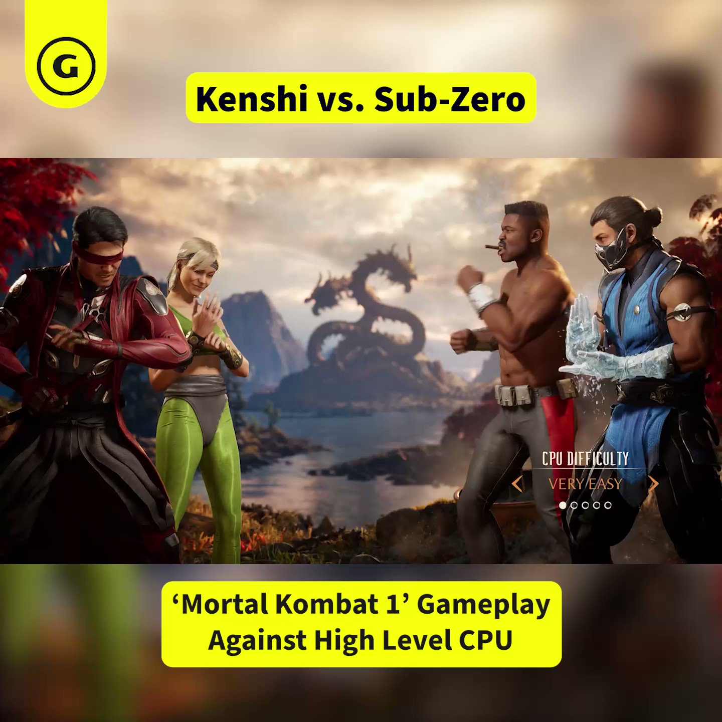 Mortal Kombat 1 Stress Test Online Gameplay, SUBZERO vs. KENSHI - Cinelinx