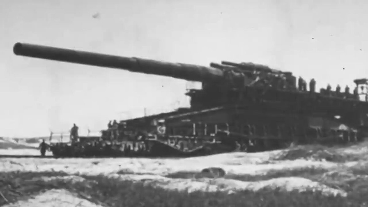 The Nazis' Schwerer Gustav Railway Gun, The Biggest Gun Ever Built