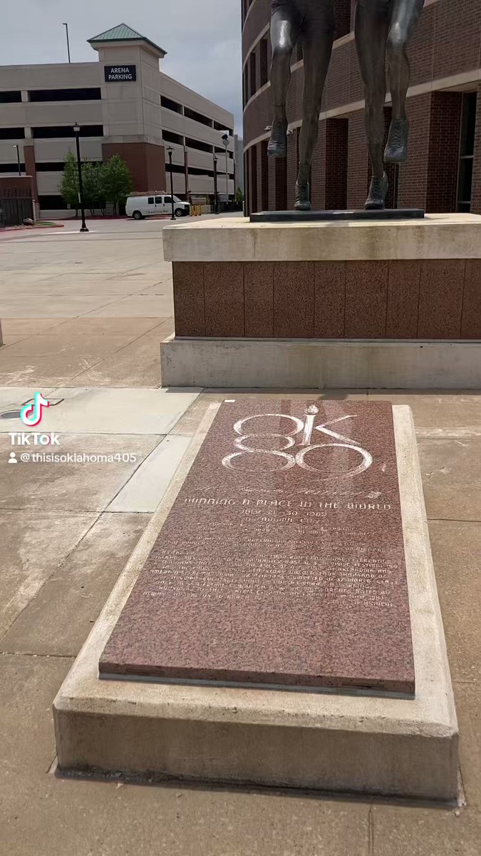 “Located right outside Oklahoma City’s main sports arenas, the Chesapeake Energy Arena and Cox Convertion Center, is a large sculpture by Oklahoman artist Richard Muno of two runners carrying the Olympic Torch in dedication of the Olympic games held in Oklahoma City in 1989. The… https://t.co/Rqiu5NBql1 https://t.co/W3CMbMKExc