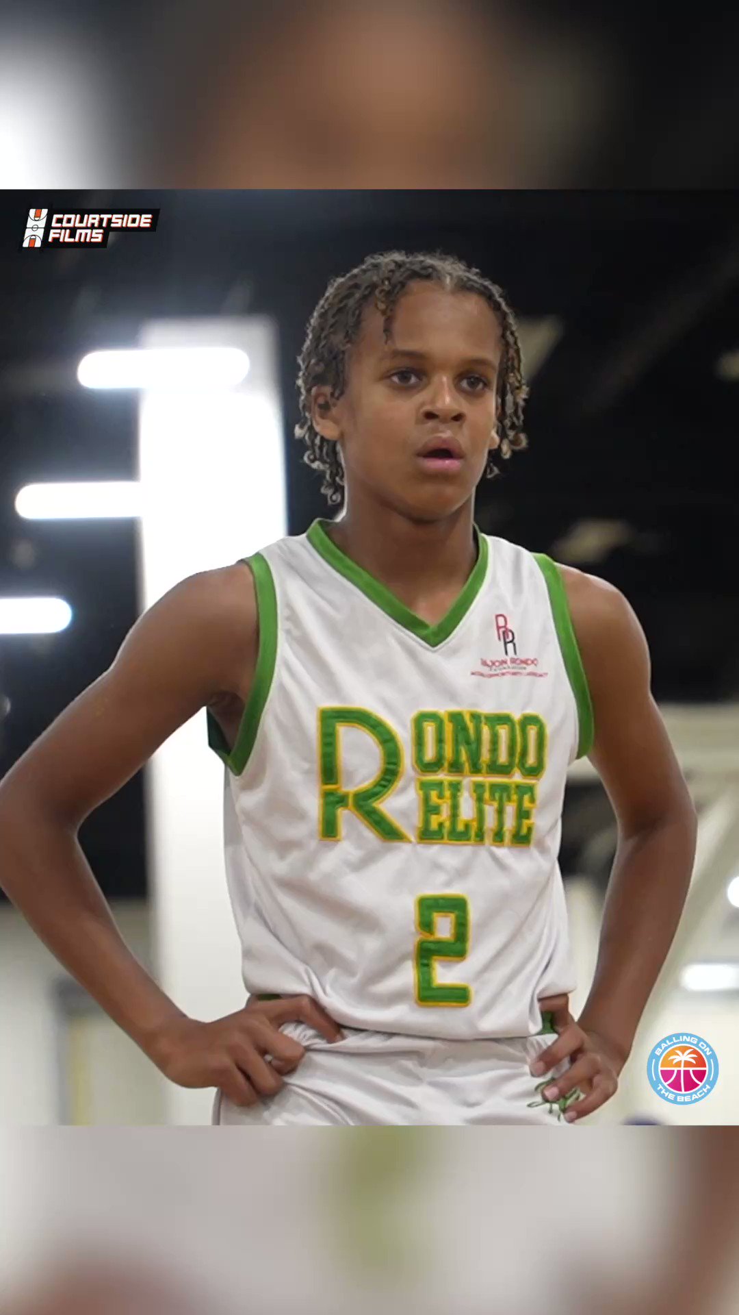 Courtside Films on X: Rajon Rondo's son Pierre has serious game