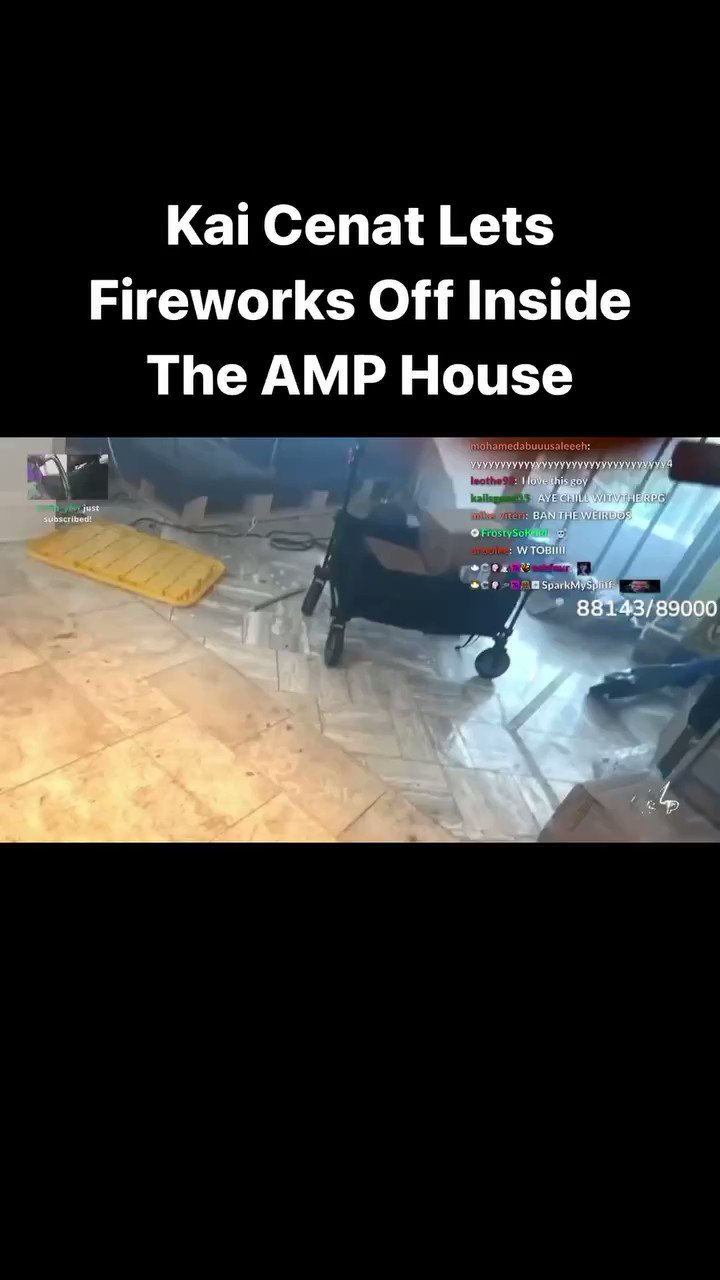 Daily Loud on X: “Kai Cenat shoots off fireworks with an RPG 