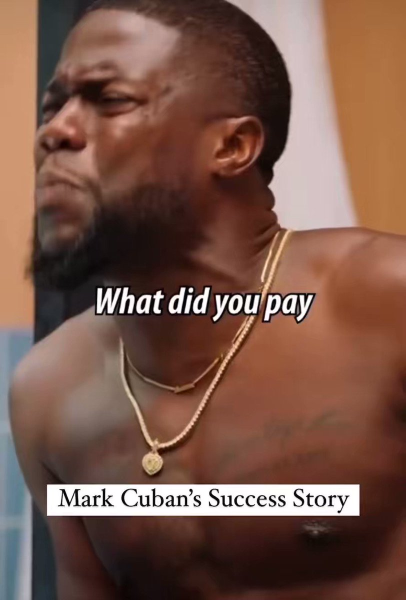 RT @LTI_finance: Kevin Hart interviews Mark Cuban on his success story.

And yes, it’s hilarious. https://t.co/vTyuHlFbEp