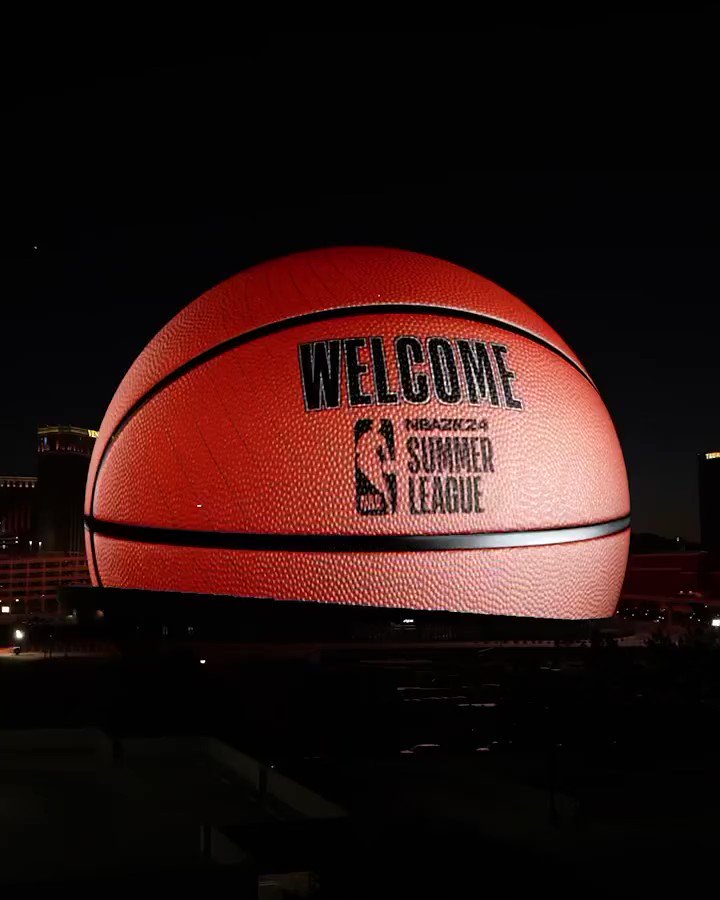 Las Vegas Issues on X: The sphere is now a giant basketball