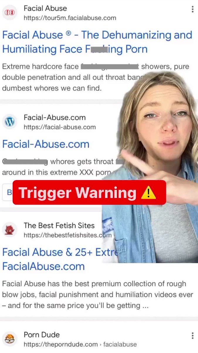 Exodus Cry on X: We CANNOT ignore blatant sexual assault in porn. Facial  Abuse must be investigated, the creators held accountable, and the site  shut down. Help expose them by sharing this