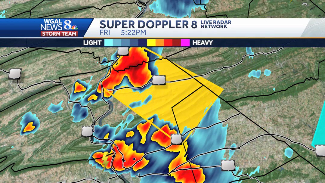 WGAL on Twitter "A Severe Thunderstorm Warning has been issued for