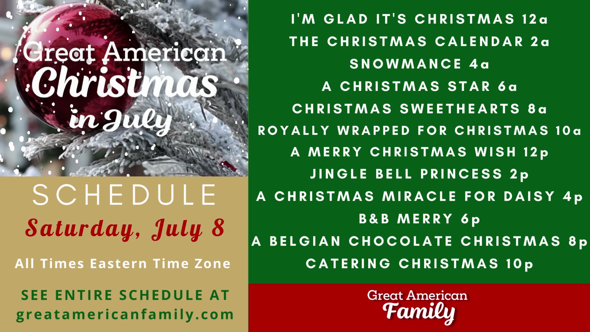 Great American Family on Twitter "All your Christmas favorites, 24/7