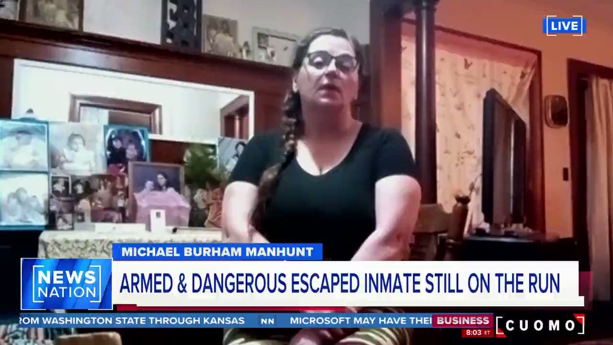 Escaped inmate Michael Burham is suspected of the rape and murder of Kala Hodgkin. @ChrisCuomo speaks with Ann Overturf, Hodgkin's mother, who says she believes Burham is 