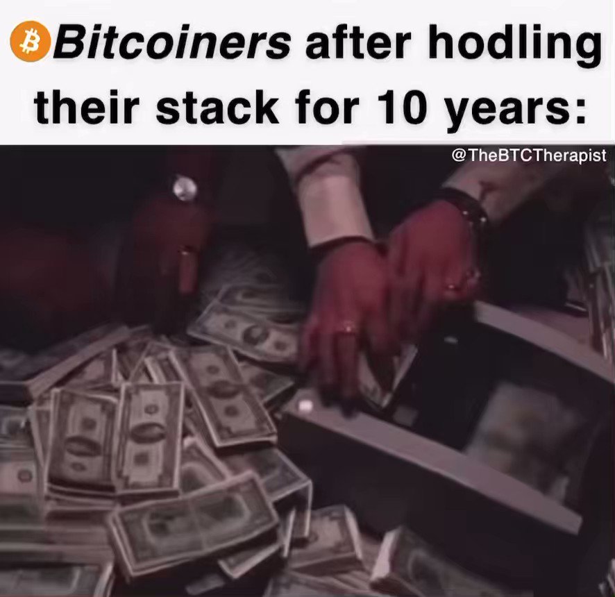 The ₿itcoin Therapist on Twitter "Will you ever sell? BTC"