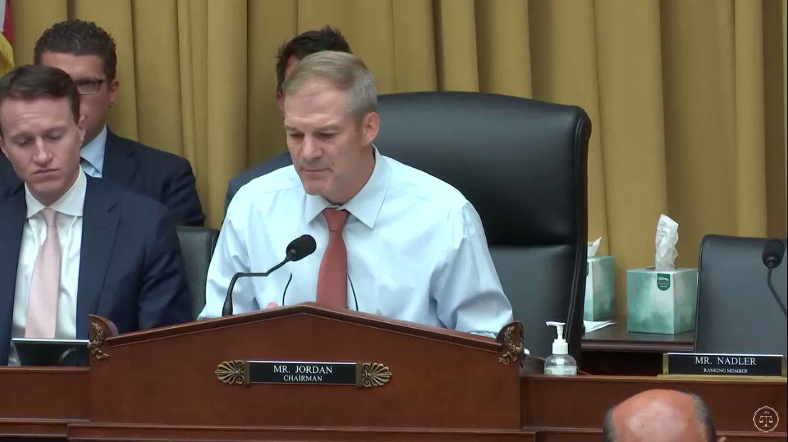Rep. Jim Jordan on Twitter "Why's Joe Biden's FTC afraid of free speech?"