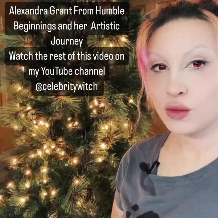 Alexandra Grant From Humble Beginnings and her  Artistic Journey 
Watch the rest of this video on my YouTube channel @celebritywitch 

Join us as we delve into the formative years of renowned artist, Alexandra Grant. Explore her humble beginnings, her early inspirations, and the… https://t.co/82RBcPp5w3 https://t.co/bz1TVwhn8j