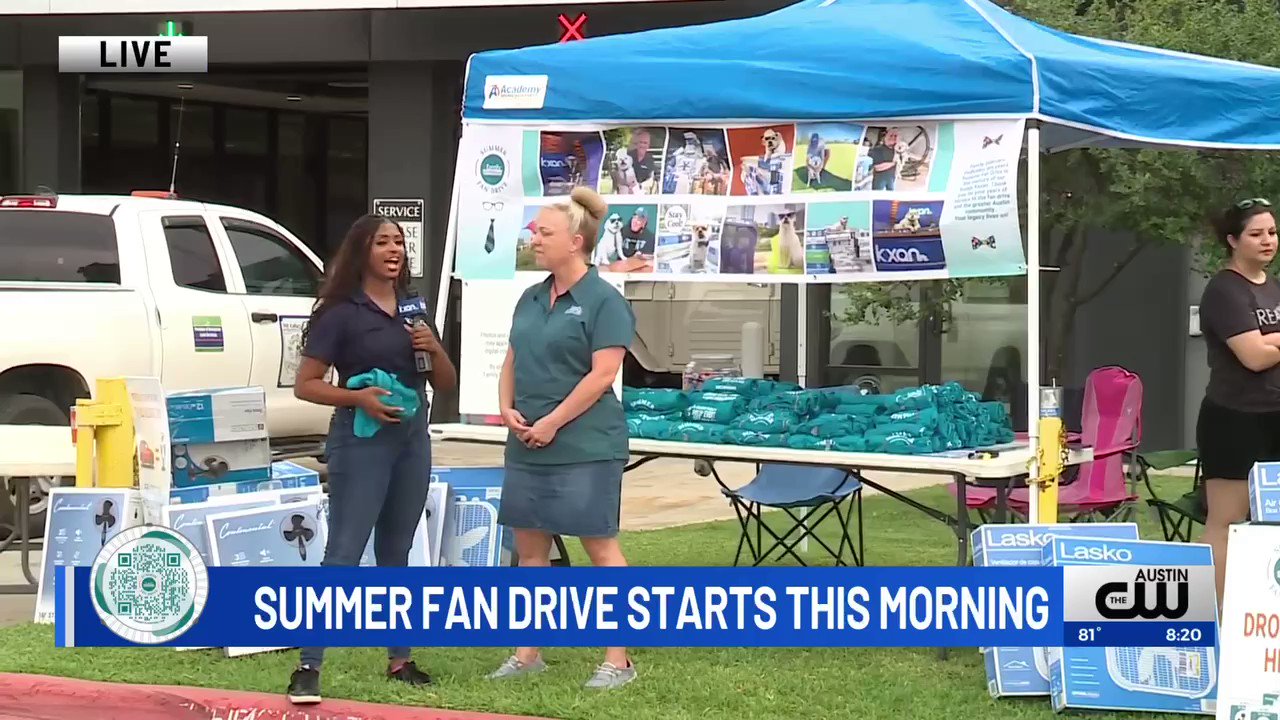 KXAN News on Twitter "FAN DRIVE When you give a box fan or