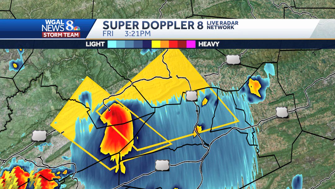WGAL on Twitter "A Severe Thunderstorm Warning has been issued for