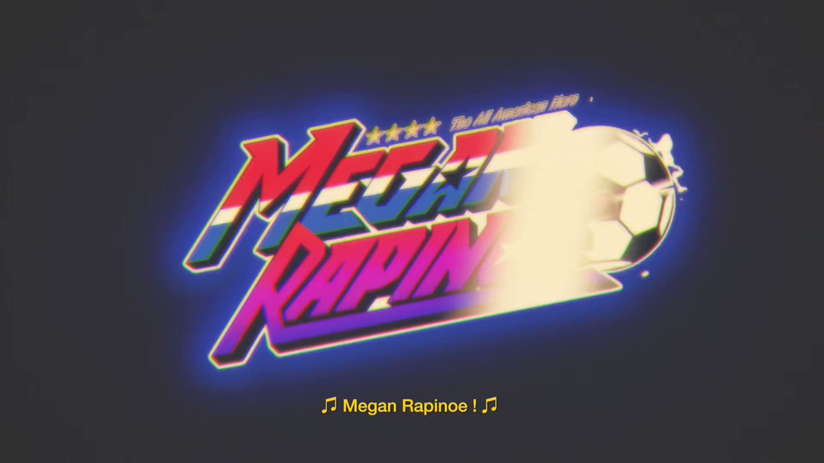 RT @heylizelle: “Megan Rapinoe”. This 1980’s vibe Ad from Nike is excellent. #USWNT https://t.co/xIvbuE1JVM