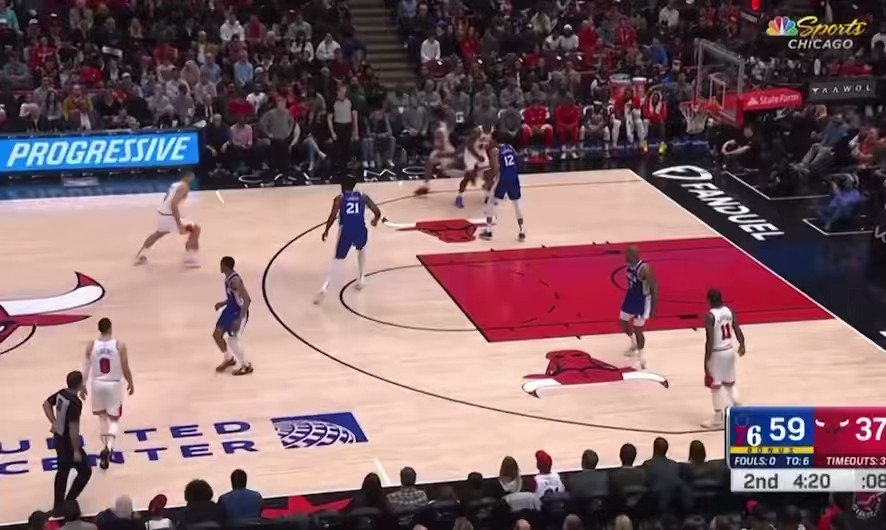RT @ACE_ZULLO: Zach LaVine:
Right-to-left push cross with strong finish at the rim against Embiid. https://t.co/2ii3dmcBhs