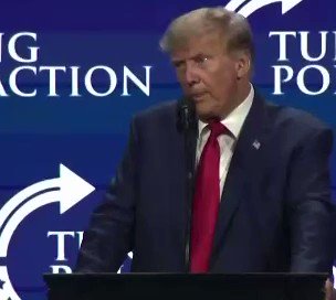 President Trump at TurningPointAction in Florida last night: