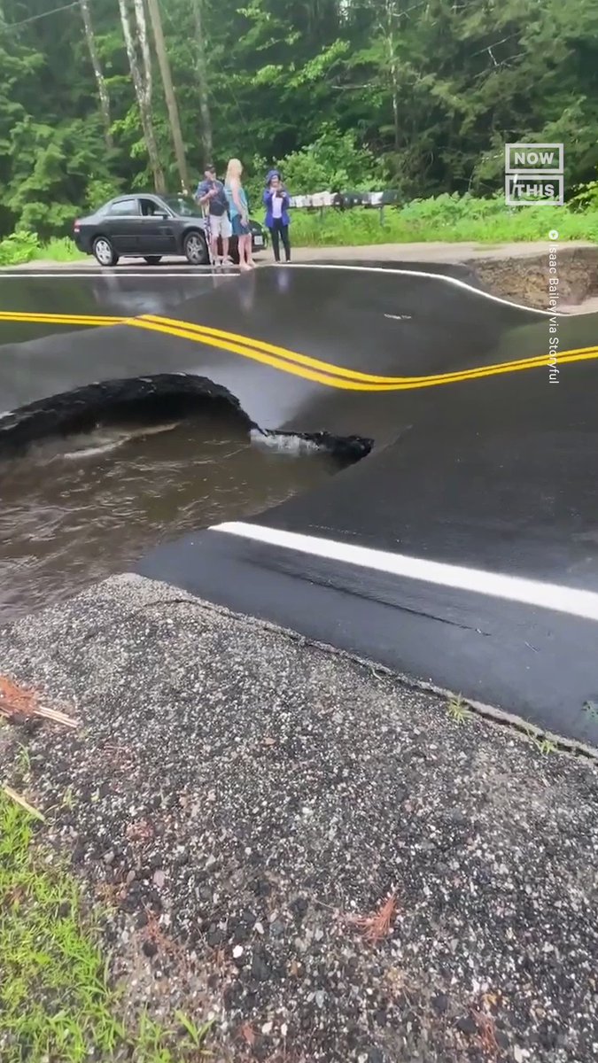 NowThis on Twitter "Wild footage from New Hampshire on Sunday, where a