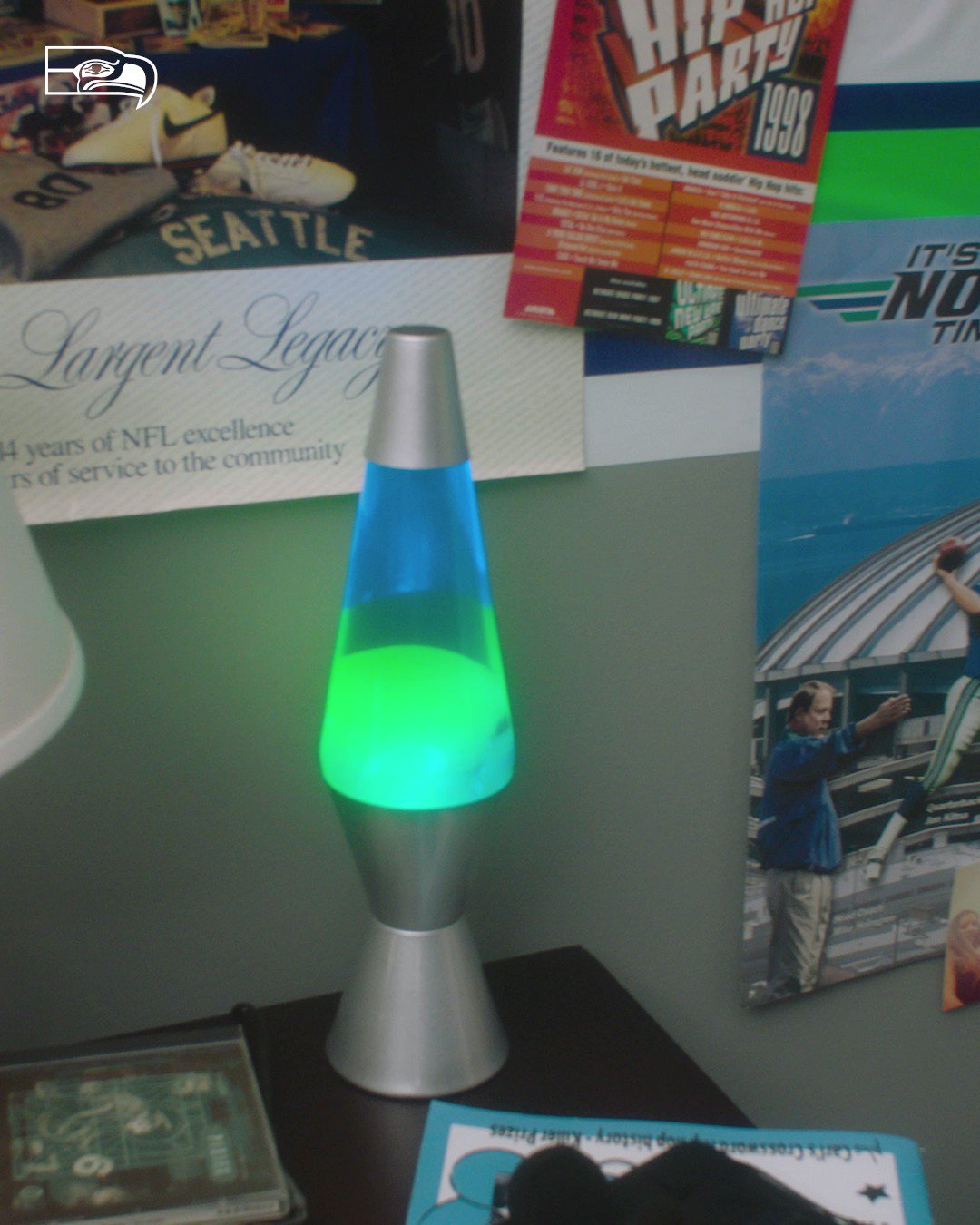 Seahawks cheap lava lamp