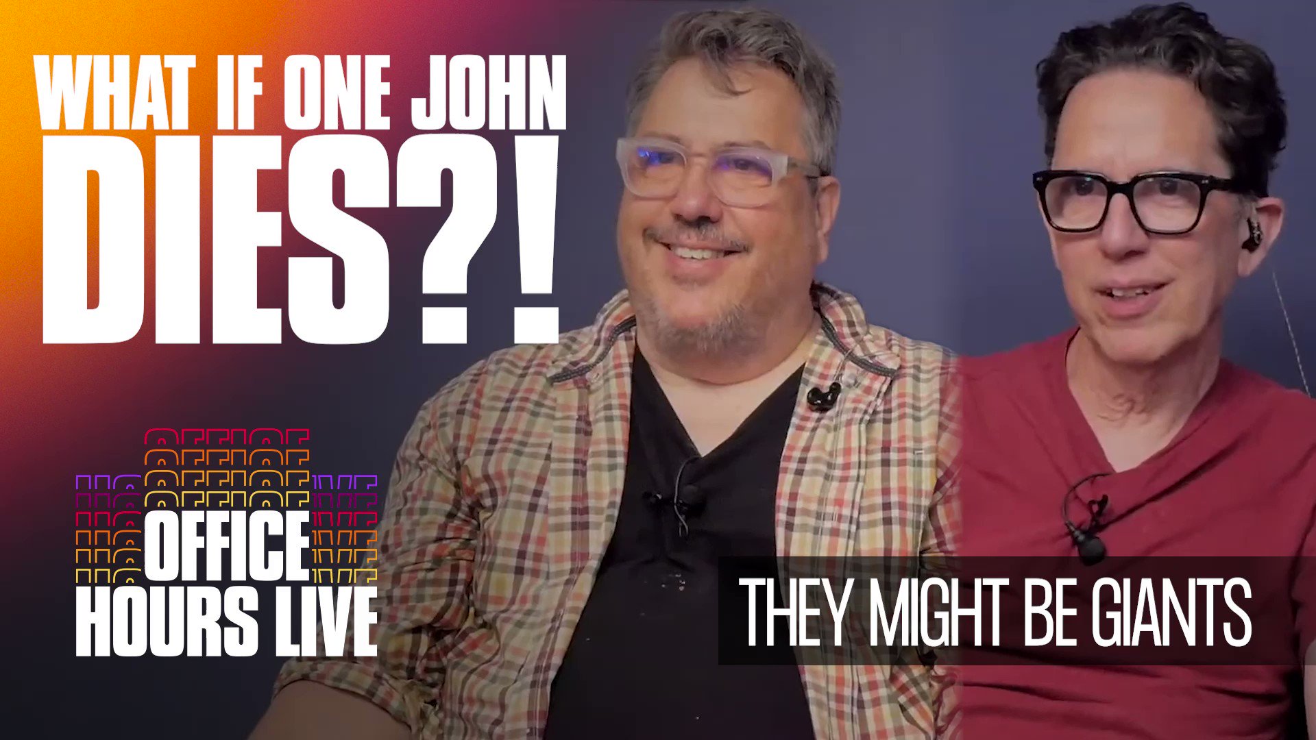 Office Hours Live with Tim Heidecker on Twitter "Iconic duo tmbg