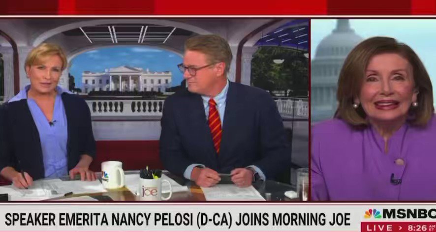 RT @MikeSington: “80?! He’s a kid!” Nancy Pelosi allays concerns about President Biden’s age. (Video: MSNBC) https://t.co/TSgg7z29i0
