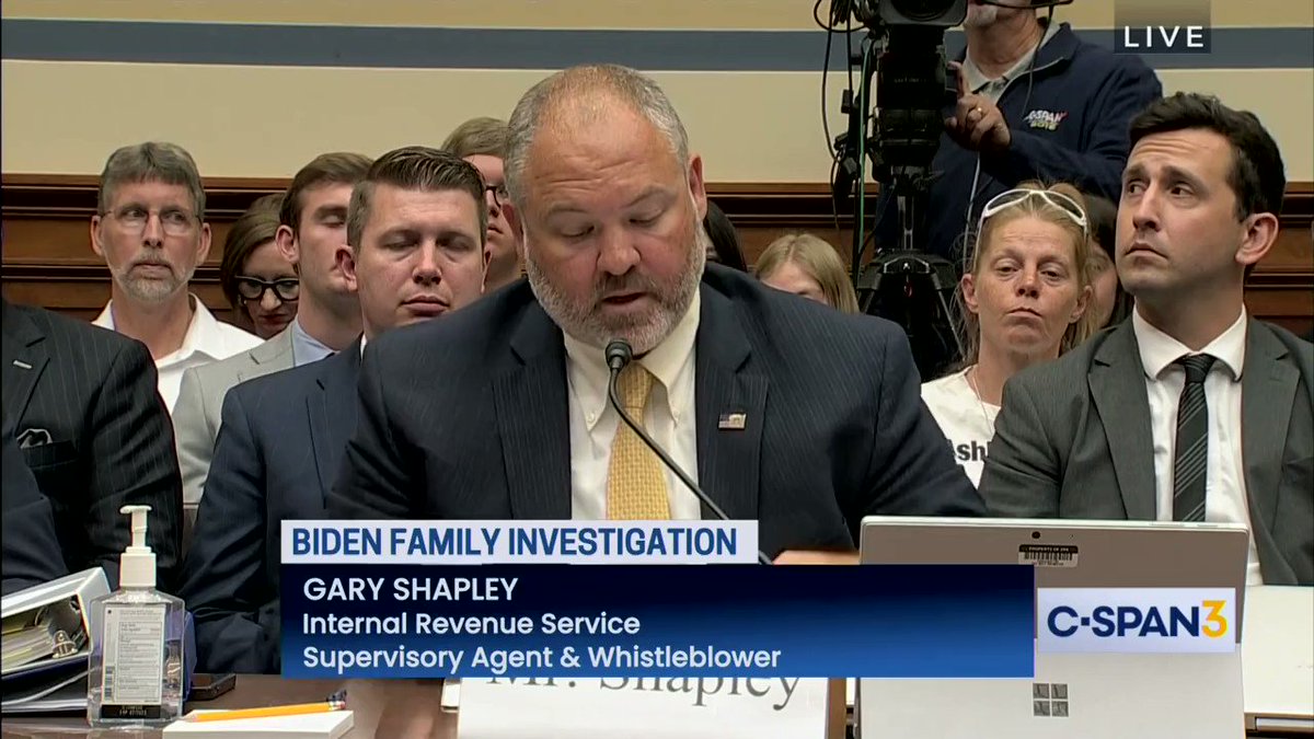 Benny Johnson on Twitter "IRS Whistleblower Gary Shapley says US