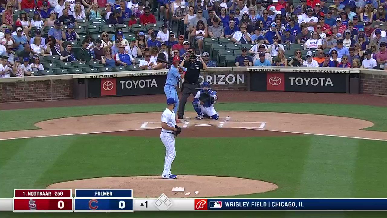 [分享] Nootbaar首局首打席首球全壘打影片