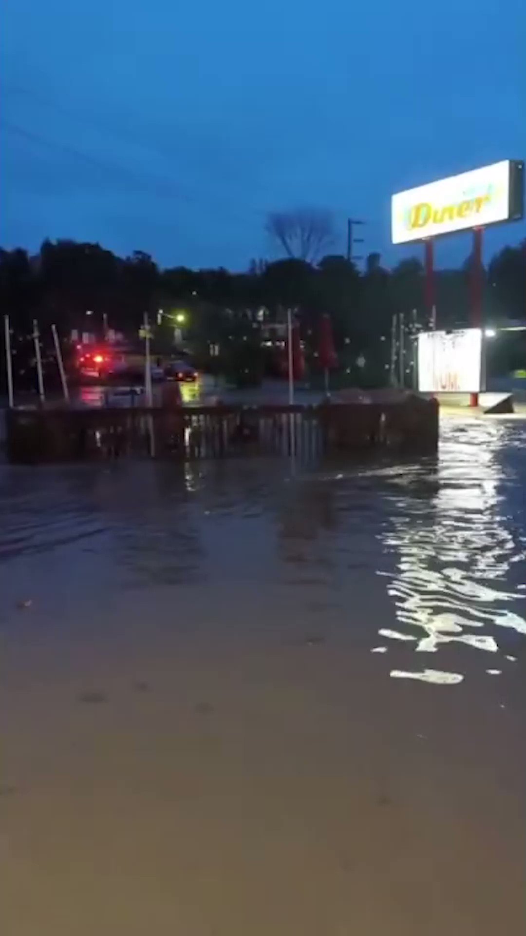 AccuWeather on Twitter ""Look at it go,it's gonna hit that car!" The patio of a local diner in