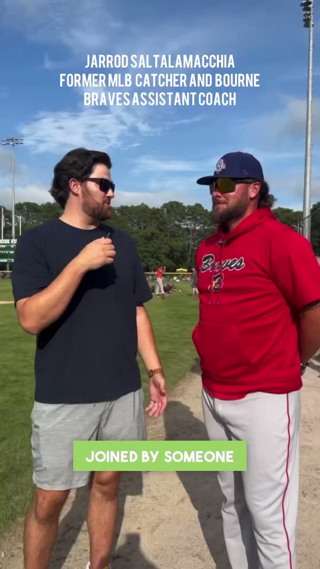 D1Baseball on X: Former MLB Catcher Jarrod Saltalamacchia talks about his  experience on the coaching staff of the @BourneBraves and the advice he  gives his players about making it to the next