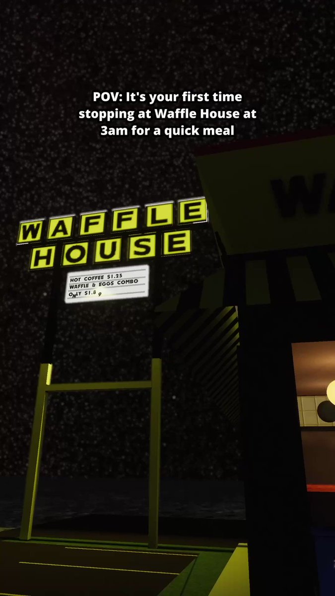 RT @VRbrookiecookie: Have you really been to a Waffle House if this didn’t happen to you?
#VRChat #WaffleHouse https://t.co/DqJFLot5ol