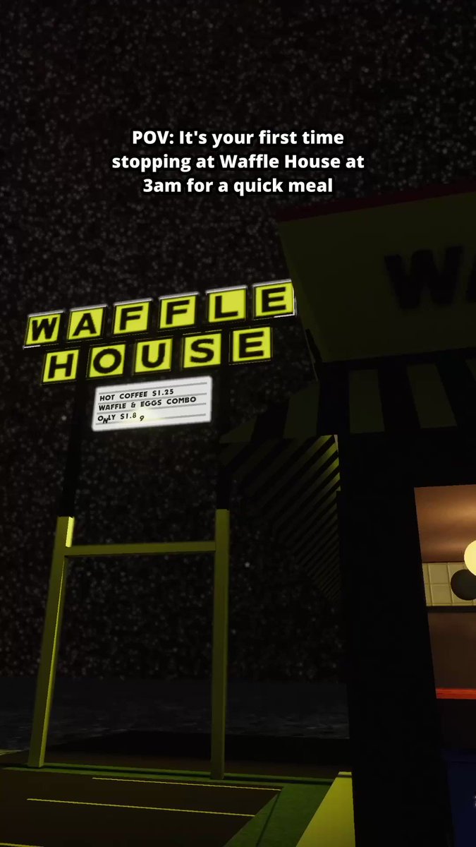 RT @VRbrookiecookie: Have you really been to a Waffle House if this didn’t happen to you?

#VRChat #WaffleHouse https://t.co/DqJFLot5ol