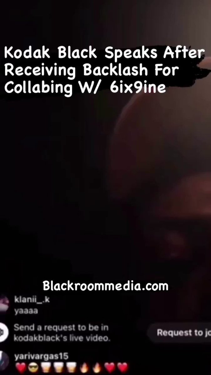 #kodakblack speaks out after receiving backlash for collaborating with #6ix9ine 
.
.
#celebnews #yak #tekashi69 #rap #gossip https://t.co/3Xl6so48Yc
