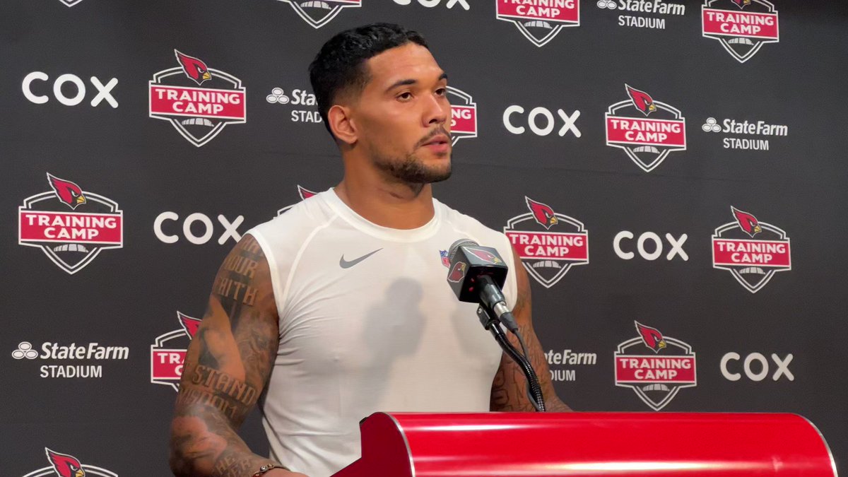 “Paris just comes to work everyday.”

RB James Conner says Arizona Cardinals rookie T Paris Johnson Jr is fitting right in. 

#BirdGang https://t.co/fDibTYkGq2