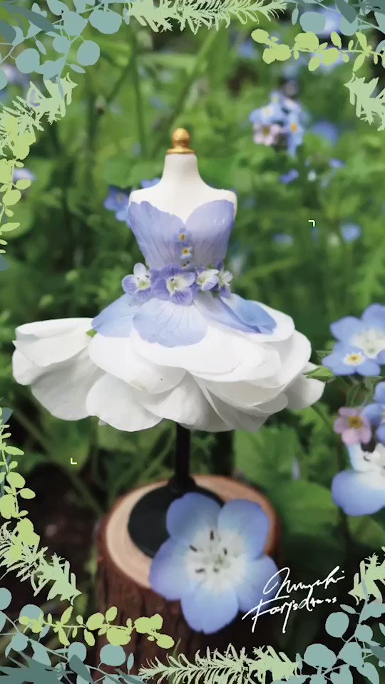 シーグラスアート　♡妖精のすずらんドレス♡ Fairy's Dress on X: 