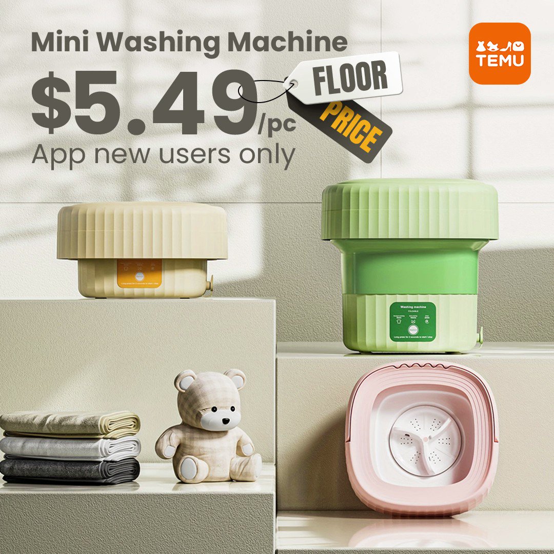 Small Washing Machine Toy - Temu